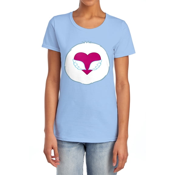 Care Bears Cousins Swift Heart Rabbit Belly Women's T Shirt, Light Blue, X-Large