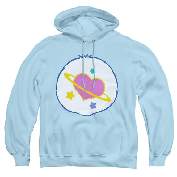 Care Bears Daydream Bear Belly Adult Pull-Over Hoodie, Light Blue, Medium