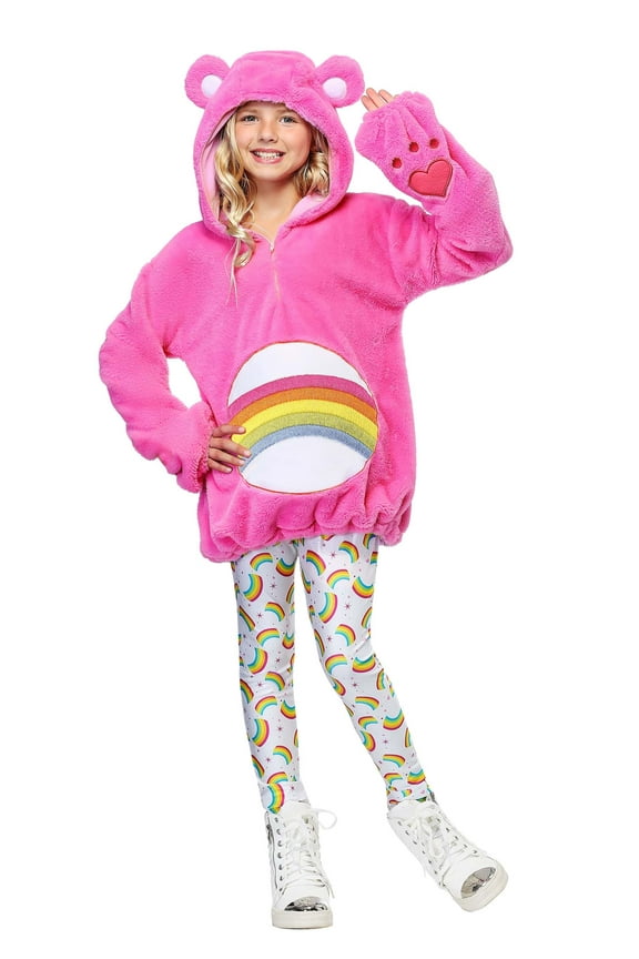 Care Bears Deluxe Cheer Bear Tween Hoodie Costume