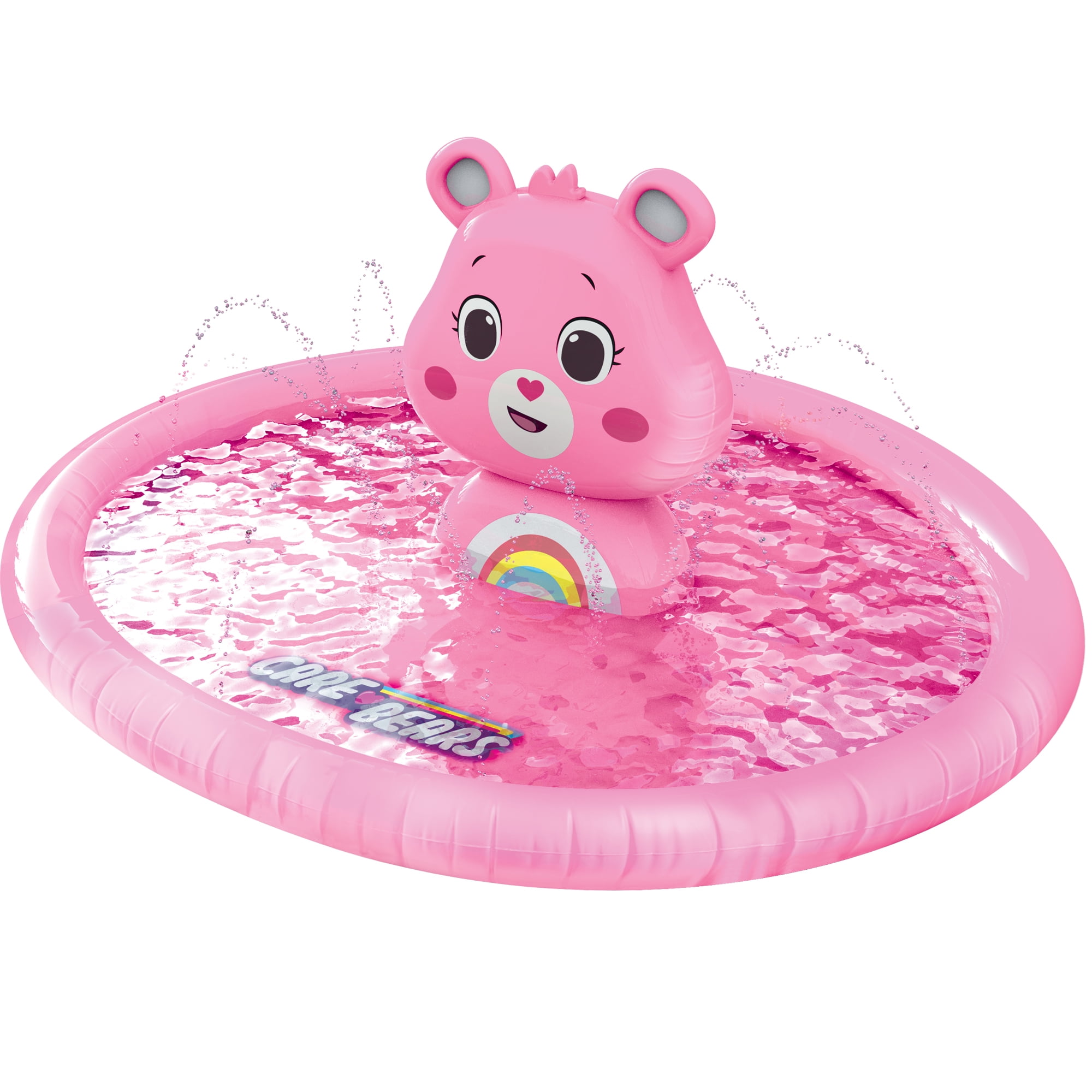 Care Bears Deluxe Inflatable Splash Pad with Sprinkler System for Kids