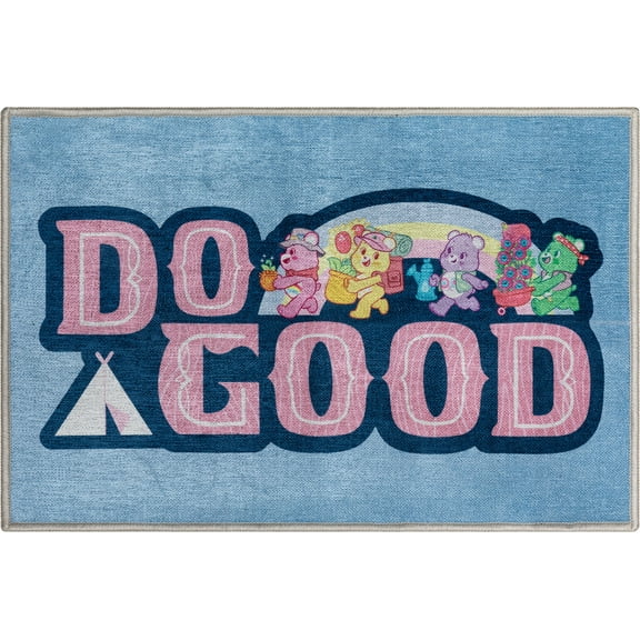 Care Bears Do Good 2' x 3' Blue Area Rug by Well Woven
