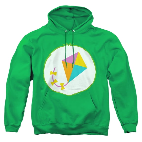 Care Bears Do Your Best Bear Belly Adult Pull-Over Hoodie, Kelly Green, X-Large