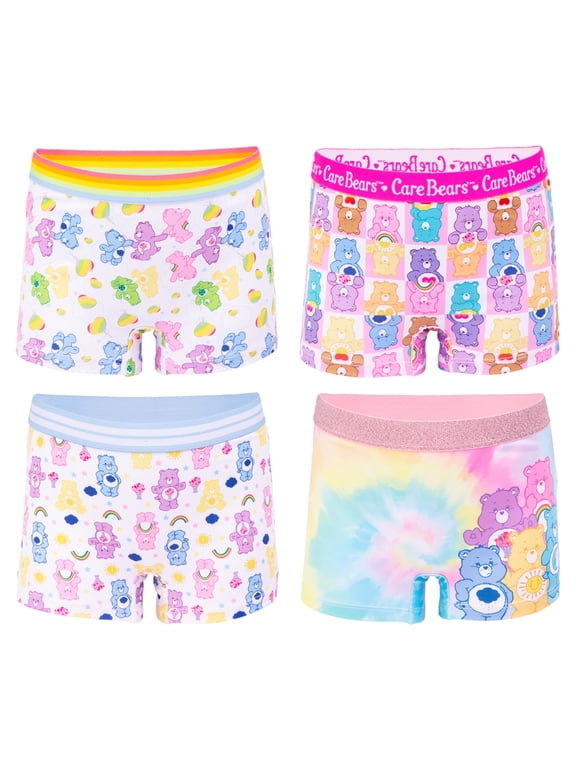 Exclusive Underwear in Sizes 2/3T, 4T, 4, 6, 8 and 10, 4-Pack Girl Short