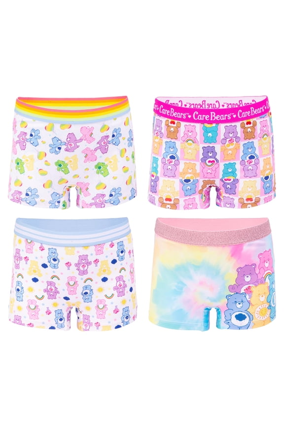 Exclusive Underwear in Sizes 2/3T, 4T, 4, 6, 8 and 10, 4-Pack Girl Short