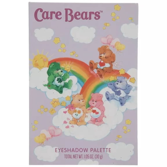 Care Bears Eyeshadow Palette Gift Set with Oval Mirror Colorful & Fun Eyeshadow Shades for Makeup Lovers