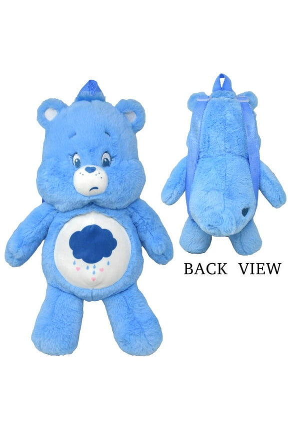 Female Plush Backpack, Blue
