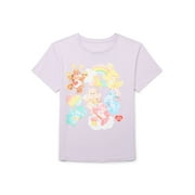 Care Bears Girls Short Sleeve Graphic T-Shirt, Sizes 4-16