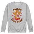 thumbnail image 1 of Care Bears - Follow Your Heart - Men's Crew Fleece Sweatshirt, 1 of 5
