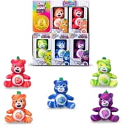 Care Bears Fruity Bears Strawberry Sunrise Bear, Sweet Peach Bear, Citrus Sparkle Bear, Beary Delight Bear & Grape Vibes Bear Micro Plush 5-Pack