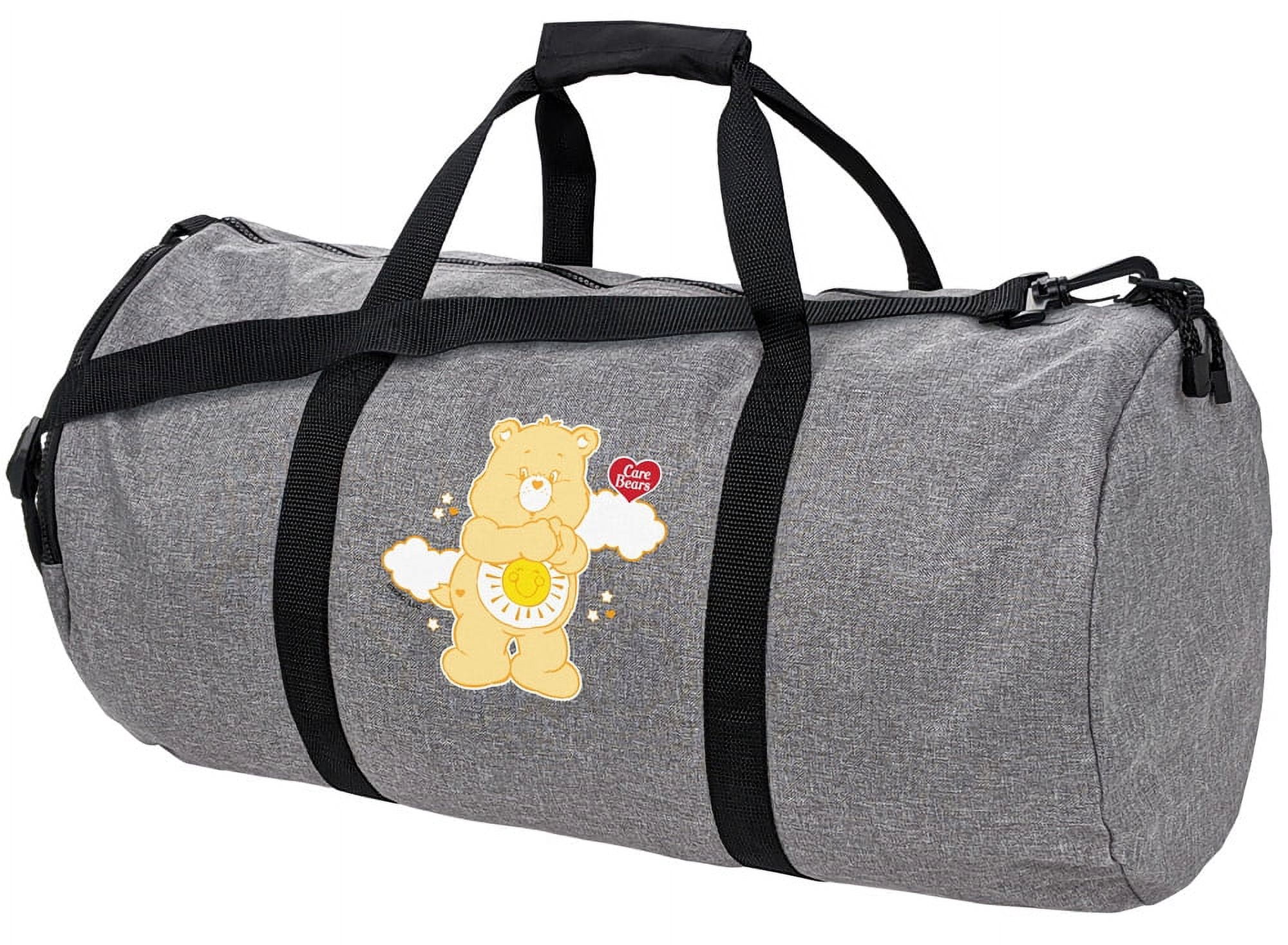 Care Bears Funshine Bear Clouds Lightweight Duffel Bag for Sports and Gym Packable for Travel