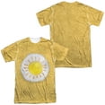 thumbnail image 1 of Care Bears Funshine Bear Unisex Adult Sublimated T Shirt (2X-Large) White (Front/Back), 1 of 2