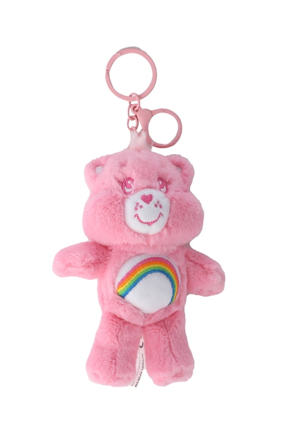 Girl's Cheer Bear Plush Keychain Charm