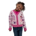 thumbnail image 1 of Care Bears Girls' Hearts & Bear Long Sleeve V-Neck Cardigan, Size 4-6X, 1 of 7