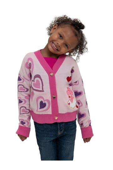 Heart Cardigan Sweater