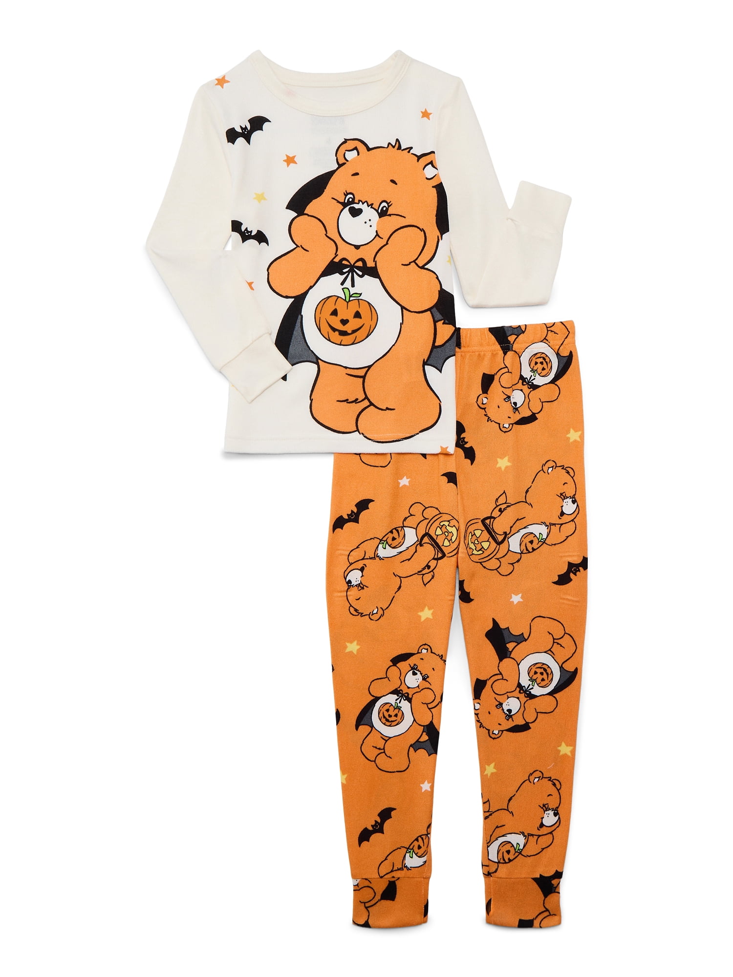 Care Bears Girls Halloween Long Sleeve Top and Pants Pajama Set, 2-Piece, Sizes 4-10