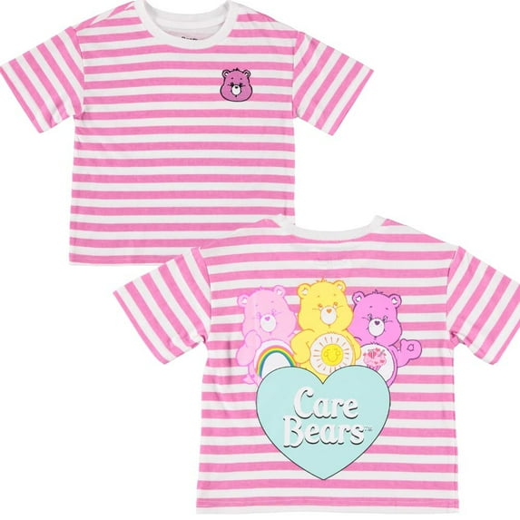 Care Bears Girls Short Sleeve Crewneck T-Shirt- Sizes 4-16 Purple