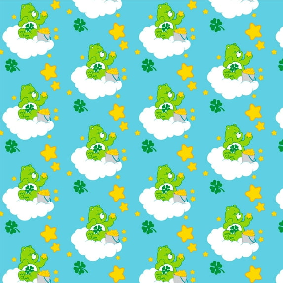 Care Bears Good Luck Bear Premium Roll Gift Wrap Wrapping Paper