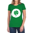 thumbnail image 1 of Care Bears Good Luck Belly Women's T Shirt (Large) Kelly Green, 1 of 1
