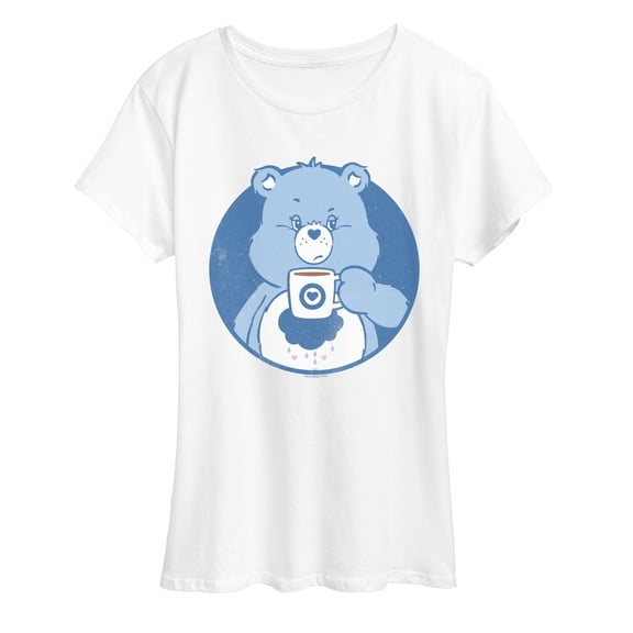 Care Bears - Grumpy Bear Coffee - Women's Short Sleeve Graphic T-Shirt