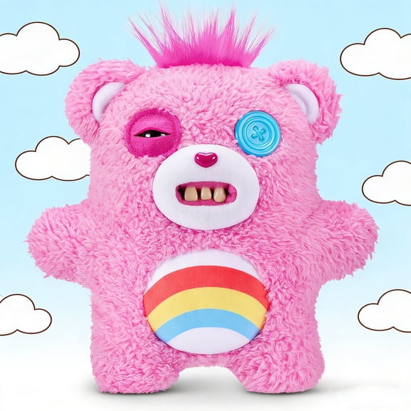 Care Bears Grumpy Bear,Funny Ugly Monster Stuffed Animal with -Like Teeth