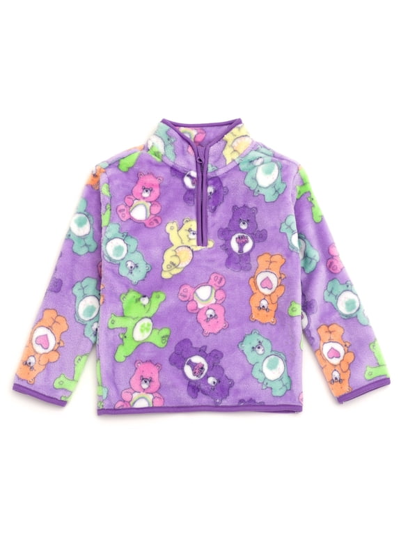 Grumpy Bear Funshine Good Luck Half Zip Drop Shoulder Woobie Sweatshirt Little Kid to Big Kid