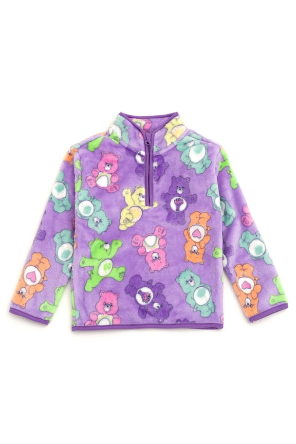 Grumpy Bear Funshine Good Luck Half Zip Drop Shoulder Woobie Sweatshirt Little Kid to Big Kid