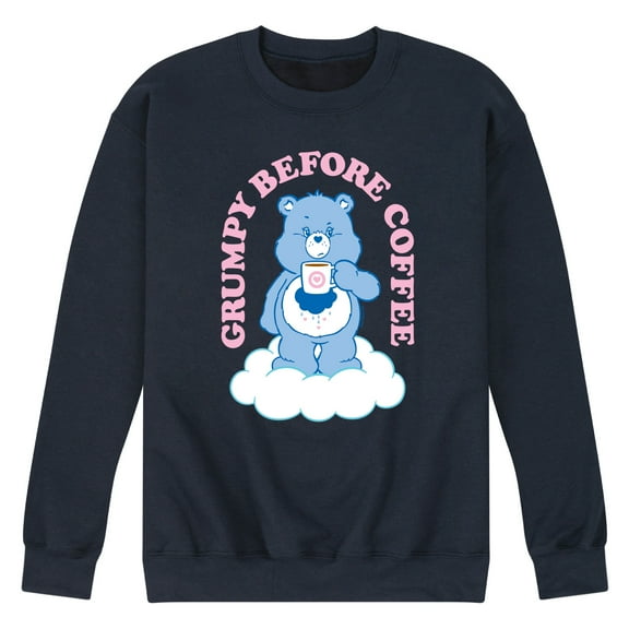Care Bears - Grumpy Before Coffee - Men's Crew Fleece Sweatshirt