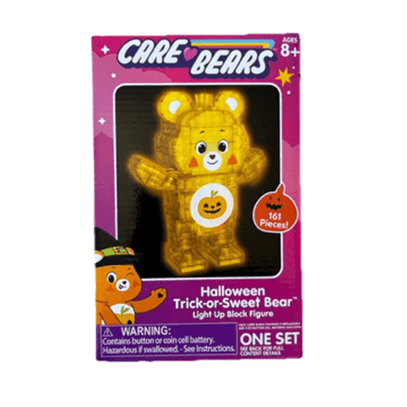 Care Bears Halloween Trick or Sweet Bear Yellow Light up Block Figurine
