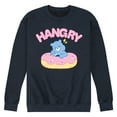 thumbnail image 1 of Care Bears - Hangry Grumpy Bear With Donut - Men's Crew Fleece Sweatshirt, 1 of 5