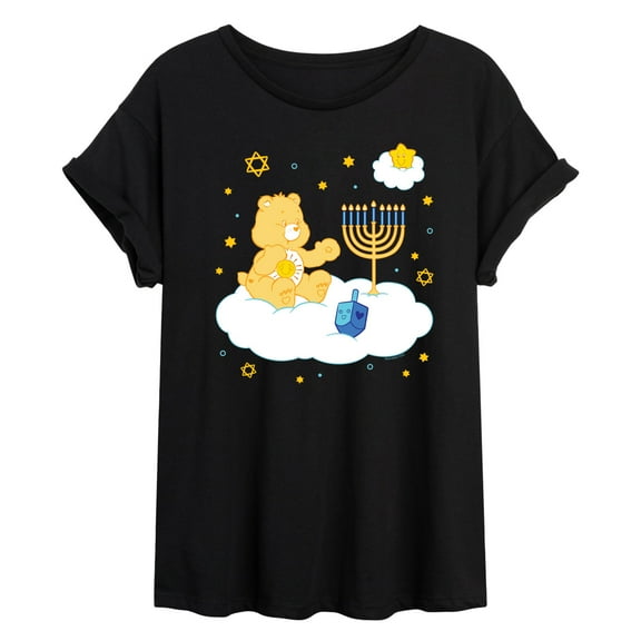Care Bears - Hanukkah Cloud - Women's Oversized Graphic T-Shirt