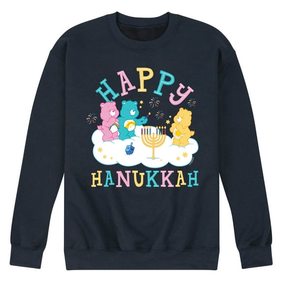Care Bears - Happy Hanukkah - Men's Crew Fleece Sweatshirt