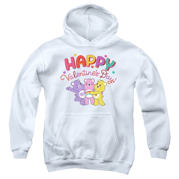 Care Bears Happy Valentine's Day Kids Hoodie for Youth Boys and Girls