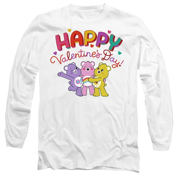 Care Bears Happy Valentine's Day Unisex Adult Long-Sleeve T Shirt