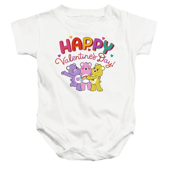 Care Bears Happy Valentine's Day Unisex Infant Snap Suit for Baby