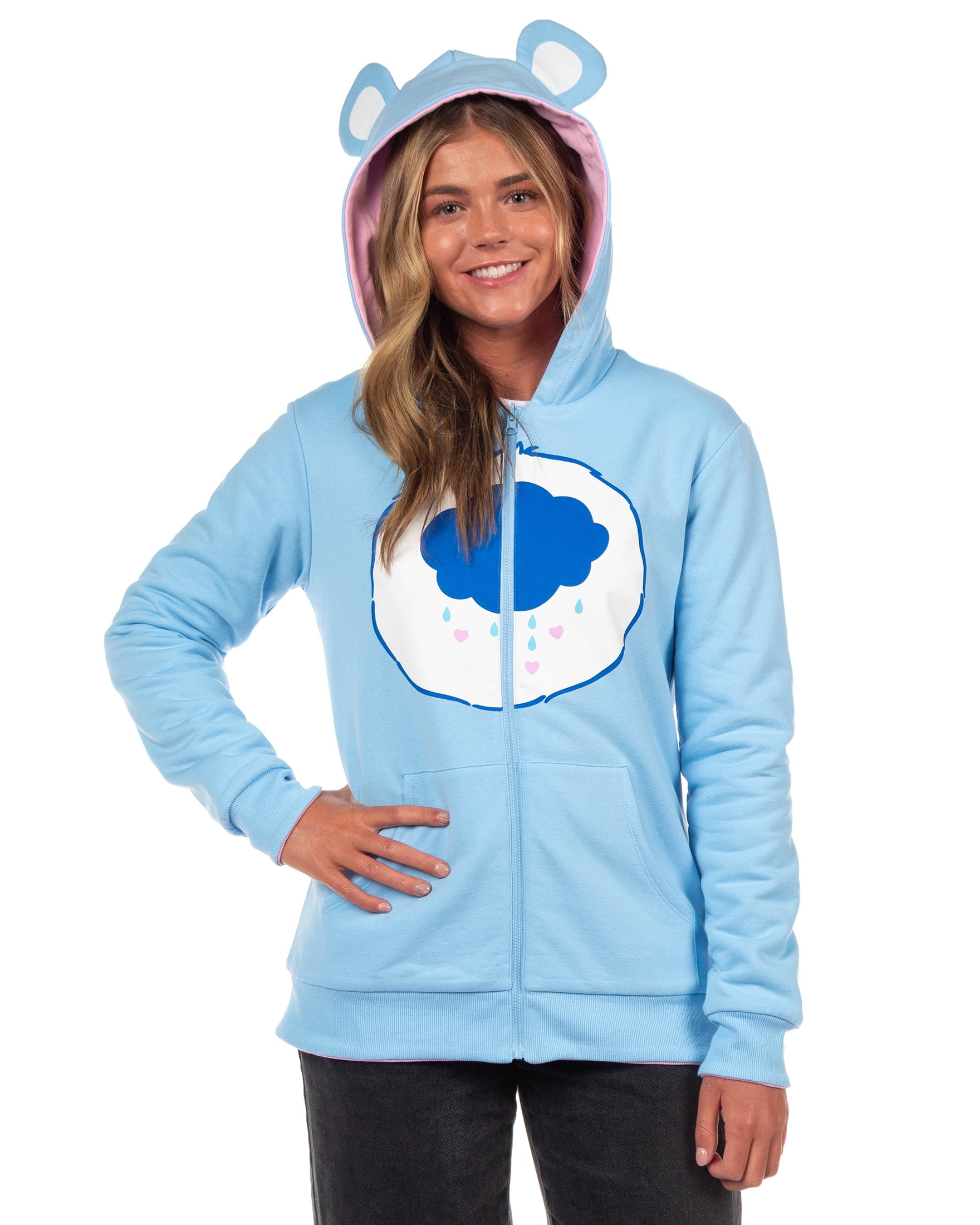 Care Bears Hoodie Grumpy Bear and Cheer Bear Reversible