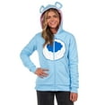 thumbnail image 1 of Care Bears Hoodie Grumpy Bear and Cheer Bear Reversible Juniors Hooded Costume Sweatshirt, 1 of 5