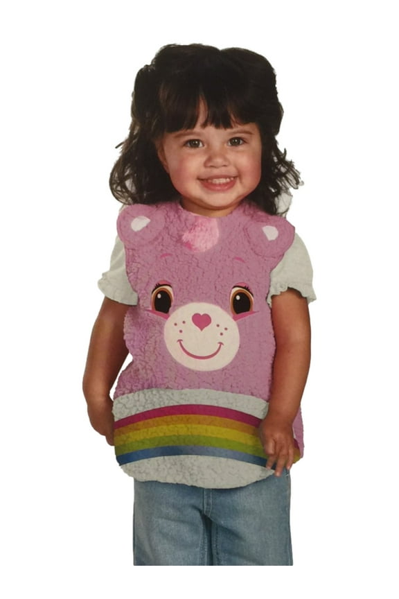 Care Bears Infant Girls Plush Pink Cheer Bear Costume 12-18 Months