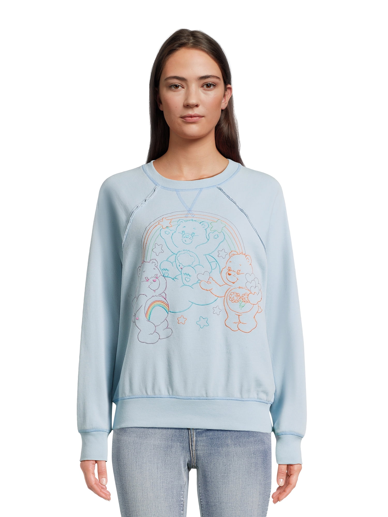 Care Bears Juniors Embroidery Sweatshirt With Long Sleeves Sizes XS care-bears-juniors-embroidery-sweatshirt-with-long-sleeves-sizes-xs