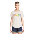 thumbnail image 1 of Care Bears Juniors Rainbow Graphic Tee with Short Sleeves, Sizes XS-3XL, 1 of 5