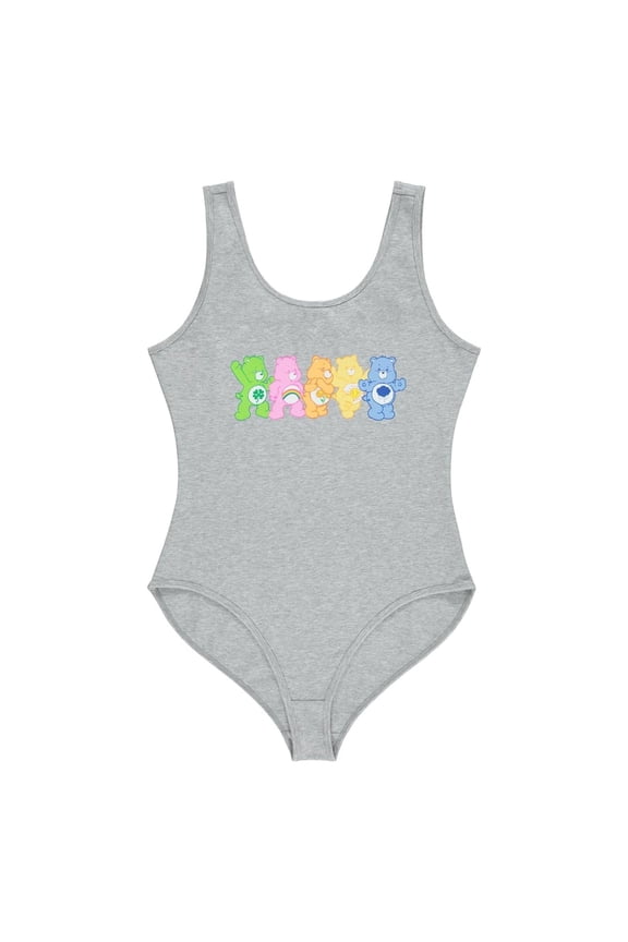 Women's Bodysuit, Cheer Friend Racer Back Tank Top Bodysuit Heather - S