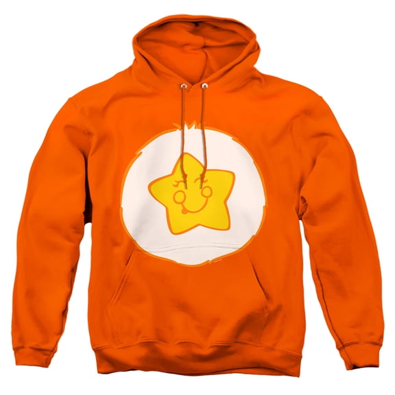 Care Bears Laugh A Lot Bear Belly Adult Pull-Over Hoodie, Orange, 3X-Large