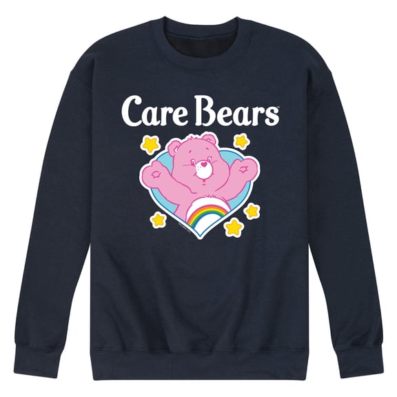 Care Bears - Logo Cheer Heart - Men's Crew Fleece Sweatshirt