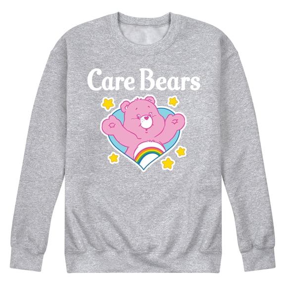 Care Bears - Logo Cheer Heart - Men's Crew Fleece Sweatshirt