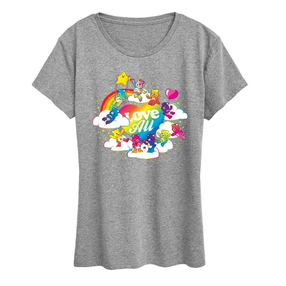 Care Bears - Love All Rainbow - Women's Short Sleeve Graphic T-Shirt