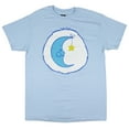 thumbnail image 1 of Care Bears Men's Bedtime Bear Belly Badge Adult Graphic Print Crewneck Short Sleeve Blue Costume T-Shirt, 1 of 3