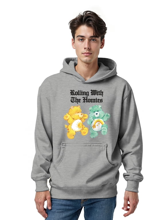 , Men's & Big Men's Graphic Hoodie, Rolling with the Homies, Sizes XS-3XL