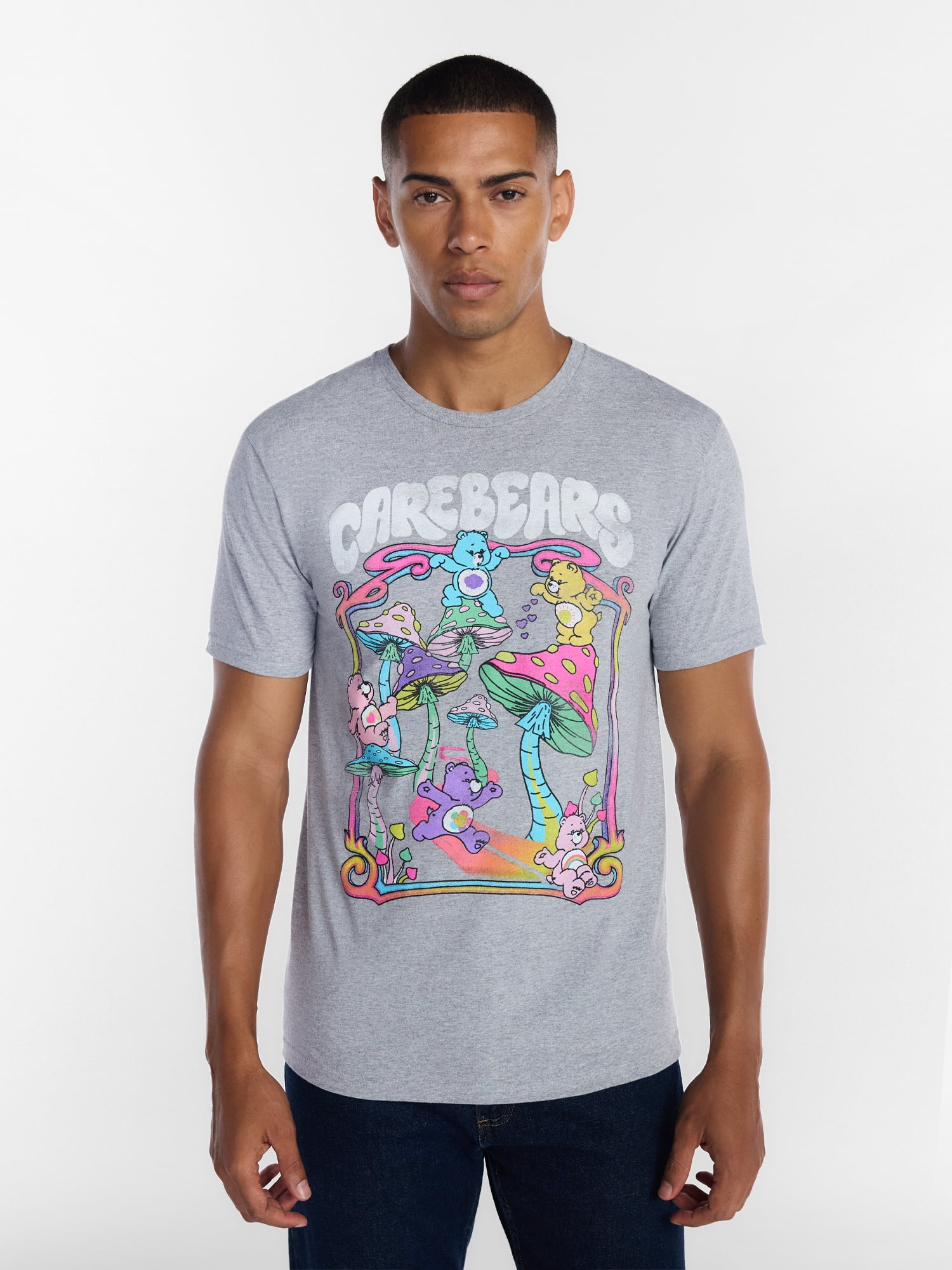 Care Bears Men's and Big Men's Dazed and Enthused Graphic Tee, Sizes S-3XL