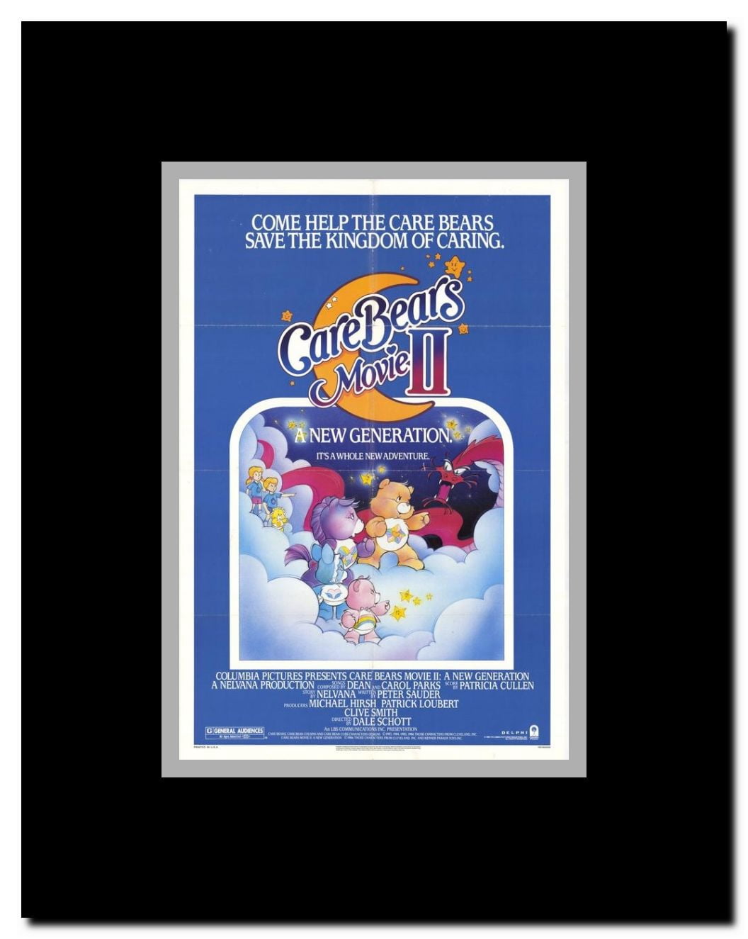 Care Bears Movie II A New Generation Framed Movie Poster