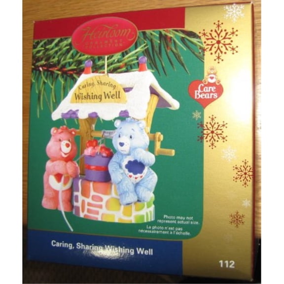 2005 Caring, Sharing Wishing Well (Care Bear) Carlton Cards Christmas Tree Ornament CXOR-112N