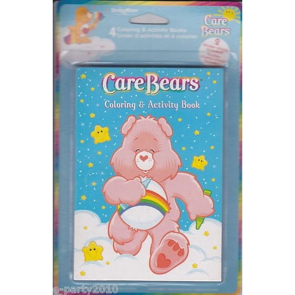 Care Bears Rainbow Coloring and Activity Books / Favors (4ct)